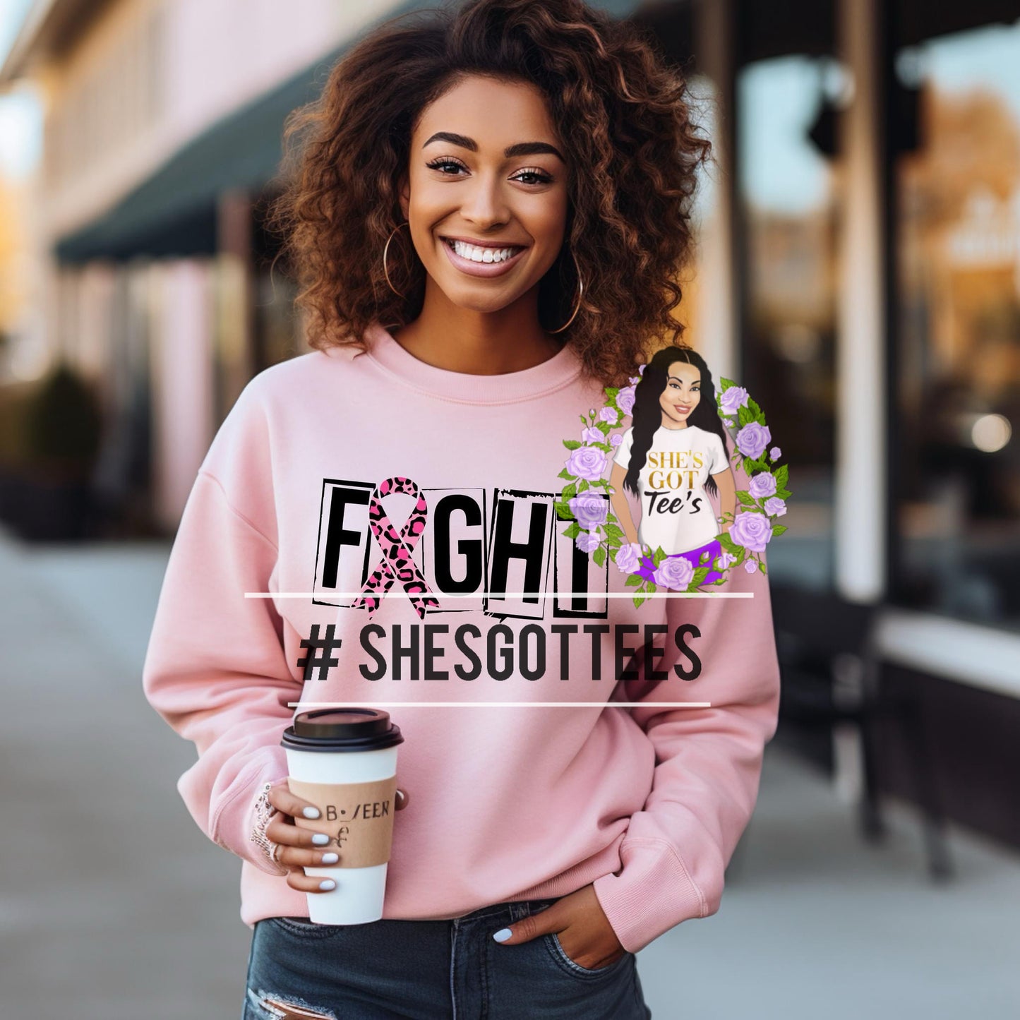 Fight Pink Leopard Ribbon