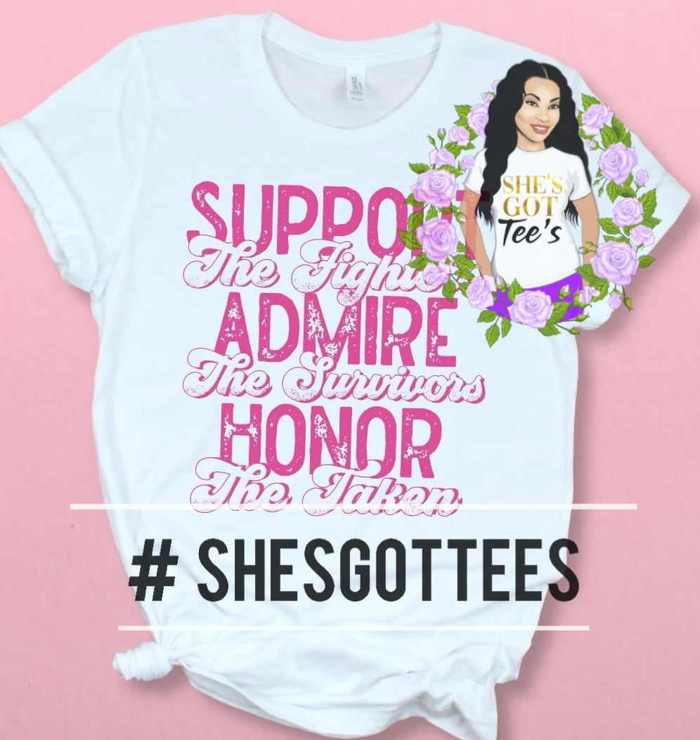 SUPPORT ADMIRE HONOR