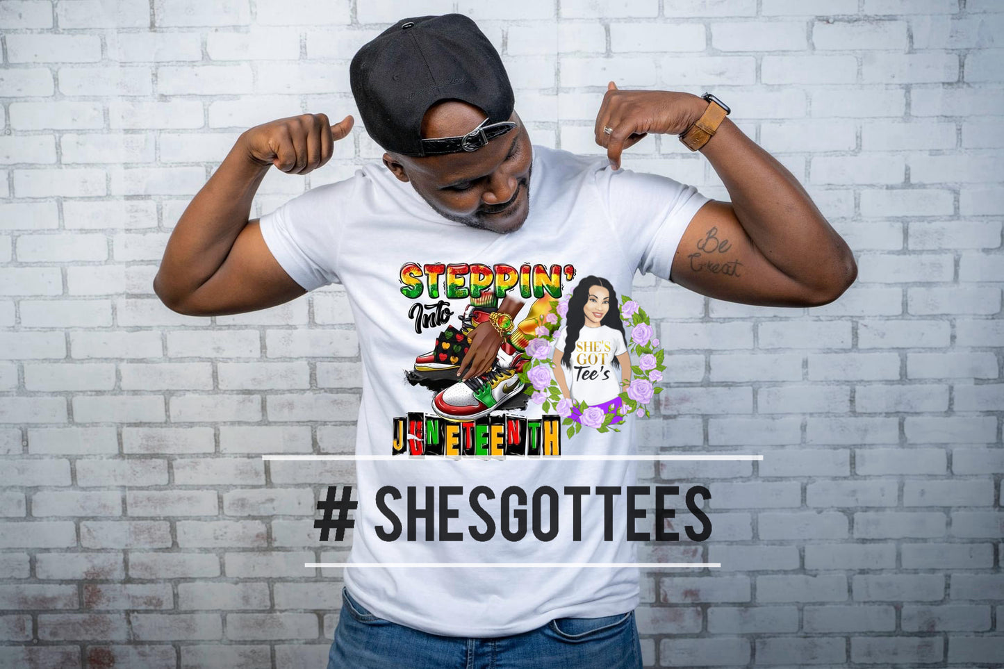 STEPPIN INTO JUNETEENTH SNEAKER