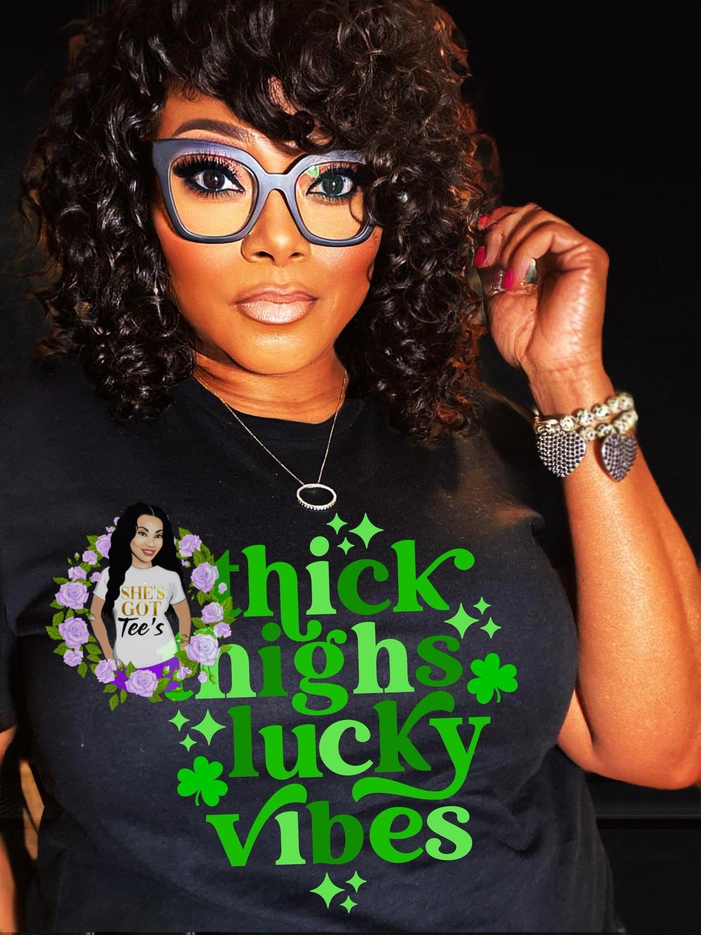 THICK THIGHS LUCKY VIBES