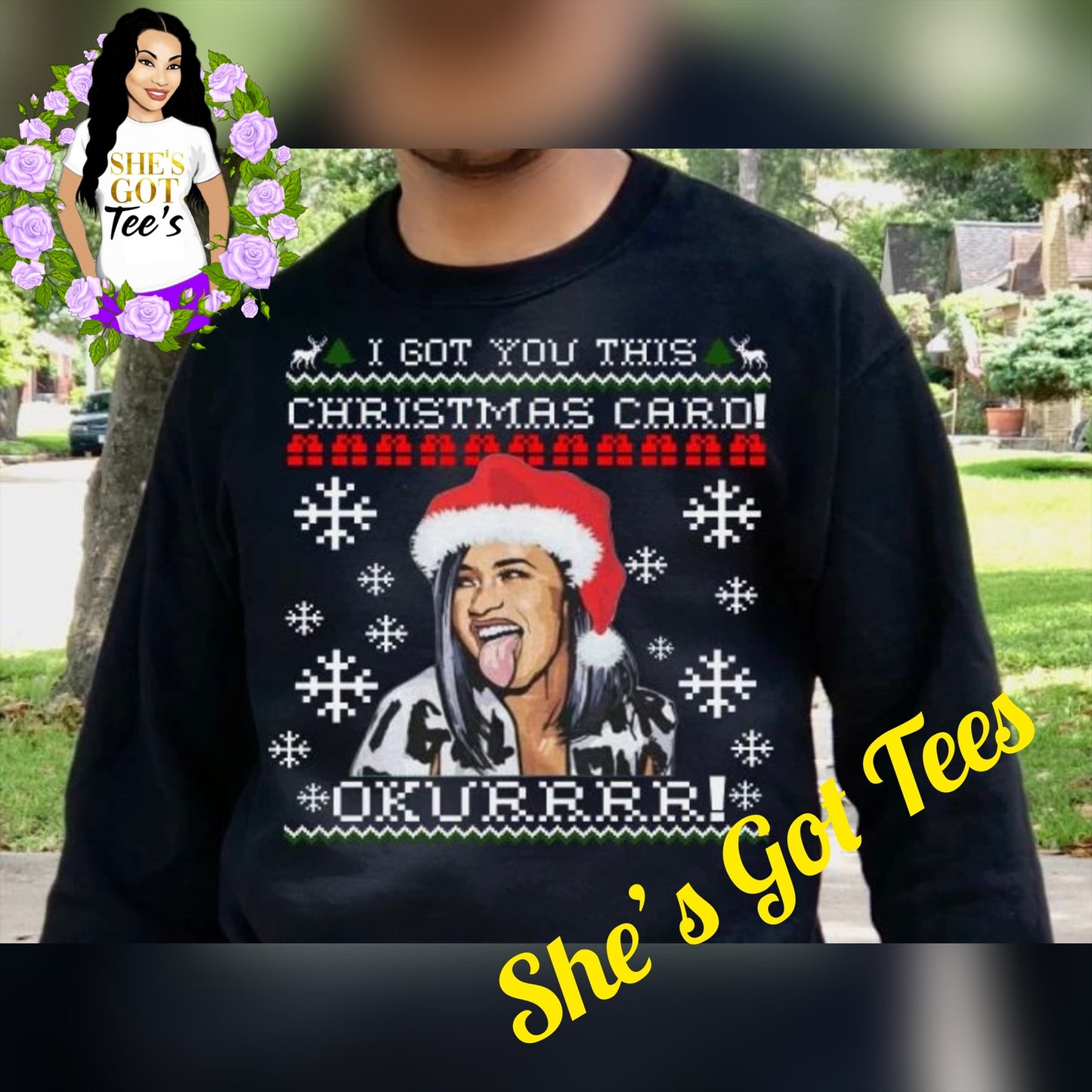 I Got You This Christmas Card Tee