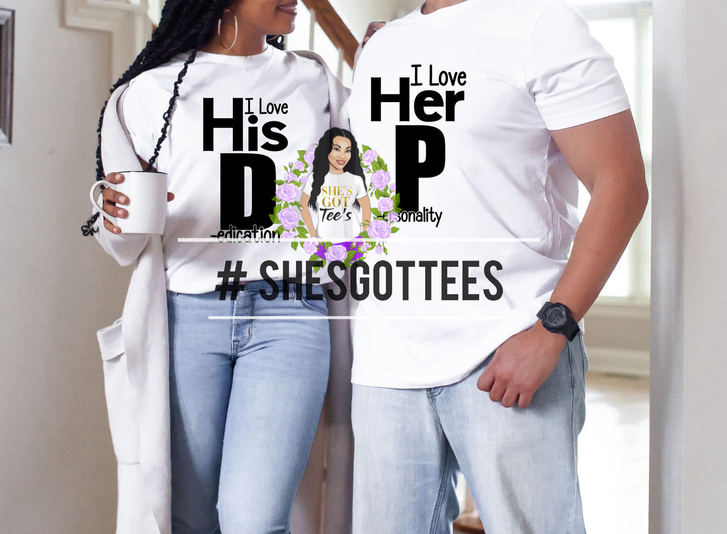 HIS D HER P