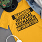 Warning Official Teenager, May Contain Attitude Tee
