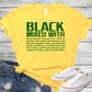 Black Mixed With Tee