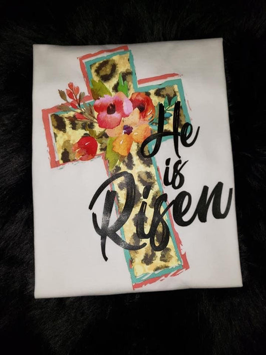 He Is Risen Tee