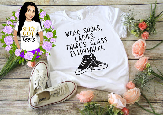 Wear Shoes, Ladies Tee